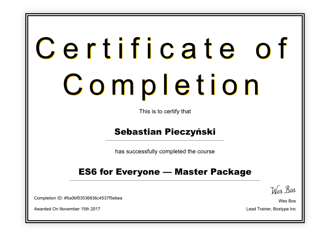 ES6 for Everyone