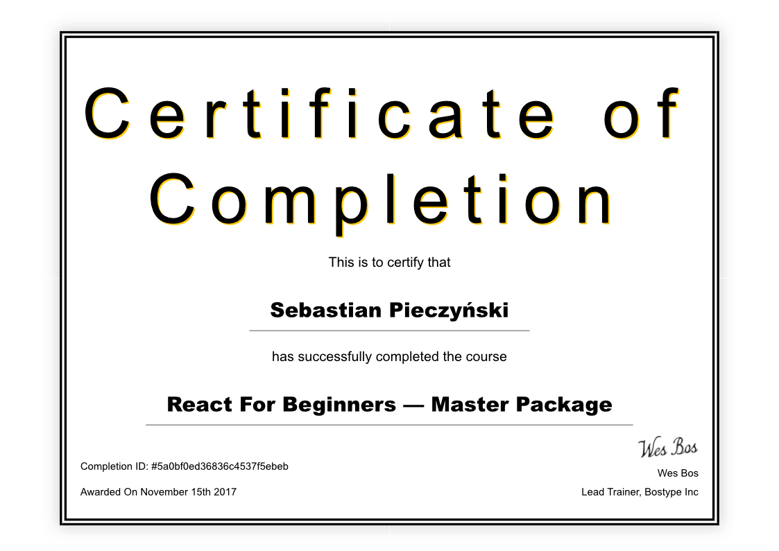 React for Beginners